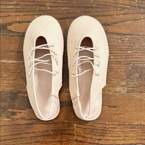 Zara Kids Cream Dress Shoes